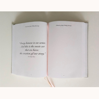 Memoirs of My  Daily Journey journal open pages