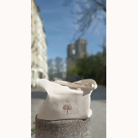 Golden Cherry Blossom Organic Tote Bag