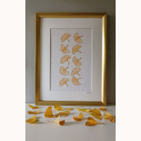 The Dance of the Autumn Gold Leaves