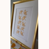 The Dance of the Autumn Gold Leaves